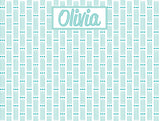 Olivia Pattern Cork Board