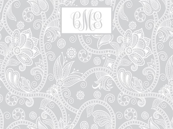 Paisley Pattern Cork Board