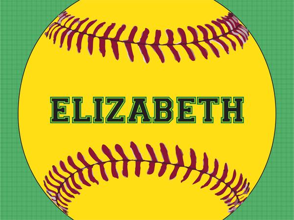 Softball Cork Board