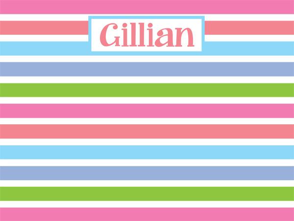 Springtime Stripes Cork Board