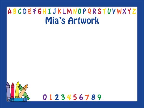 Alphabet Cork Board