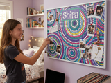 Color Wheels Cork Board