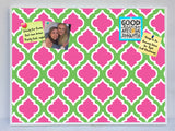 Moroccan Pattern Cork Bulletin Board