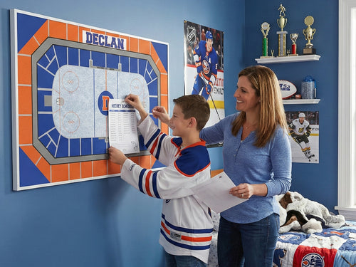 Hockey Rink Cork Board