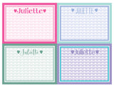 Juliette Pattern Cork Board