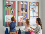 Multi-Stripes Cork Board