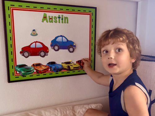 Race Car Cork Board