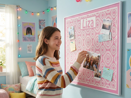 Reeves Pattern Cork Board