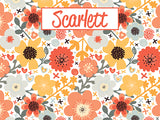 Spring Florals Pattern Cork Board