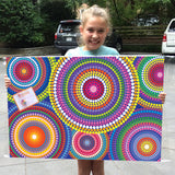 Color Wheels Cork Board