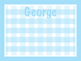 Gingham Pattern Cork Board