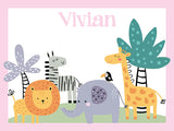 Jungle Animals Cork Board