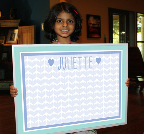 Juliette Pattern Cork Board