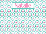Natalie Pattern Cork Board