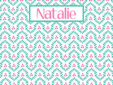 Natalie Pattern Cork Board