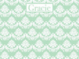 Floral Brocade coolcorks 24 x 18 adhesive back - $80 Fern Green 