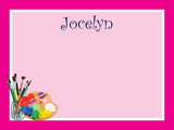 Artist Cork Board coolcorks 12 x 12 adhesive back - $45 Hot Pink and Lt Pink 