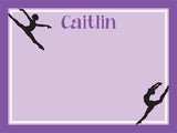Ballet Silhouettes Cork Board coolcorks 12 x 12 adhesive back - $45 Lavender 
