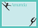 Ballet Silhouettes Cork Board coolcorks 12 x 12 adhesive back - $45 Mint 