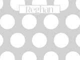 Large Polka Dots coolcorks 24 x 18 adhesive back - $80 Gray 