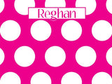 Large Polka Dots coolcorks 24 x 18 adhesive back - $80 Hot Pink 