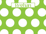 Large Polka Dots coolcorks 24 x 18 adhesive back - $80 Lime Green 