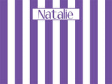 Vertical Cabana Stripes Cork Board coolcorks 12 x 12 adhesive back - $45 Purple 