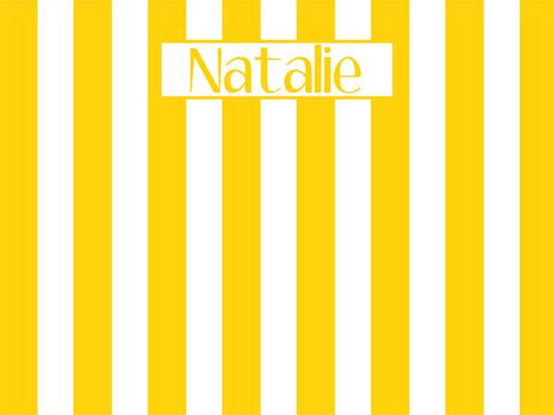 Vertical Cabana Stripes Cork Board coolcorks 12 x 12 adhesive back - $45 Yellow 