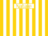 Vertical Cabana Stripes Cork Board coolcorks 12 x 12 adhesive back - $45 Yellow 