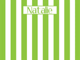 Vertical Cabana Stripes Cork Board coolcorks 12 x 12 adhesive back - $45 Lime Green 