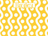 Squiggles and Dots Cork Board coolcorks 12 x 12 adhesive back - $45 Yellow 