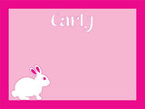 Bunny Rabbit Cork Board coolcorks 12 x 12 adhesive back - $45 