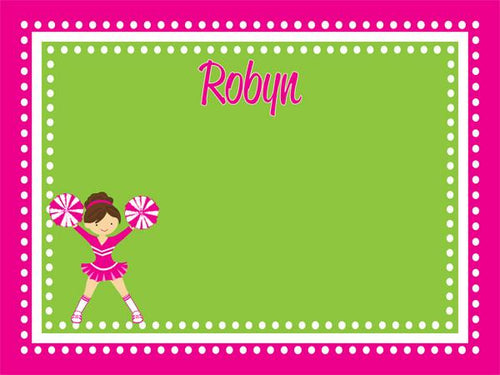 Cheerleader Cork Board coolcorks 24 x 18 adhesive back - $80 Hot Pink/Lime 