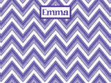 Chevron with Checkered Pattern Cork Board coolcorks 24 x 18 adhesive back - $80 Purple 