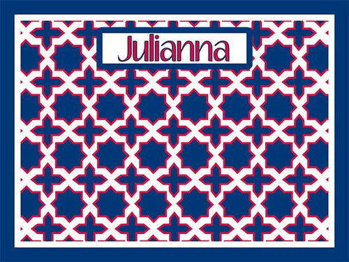 Cool Corks full-color printed personalized cork board with cross pattern design