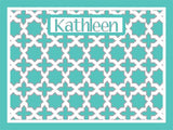Cross Pattern coolcorks 24 x 18 adhesive back - $80 Mint/Gray 