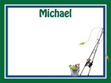 Fishing coolcorks 12 x 12 adhesive back - $45 Blue/Green 