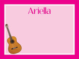 Guitar coolcorks 12 x 12 adhesive back - $45 Hot Pink and Lt Pink 