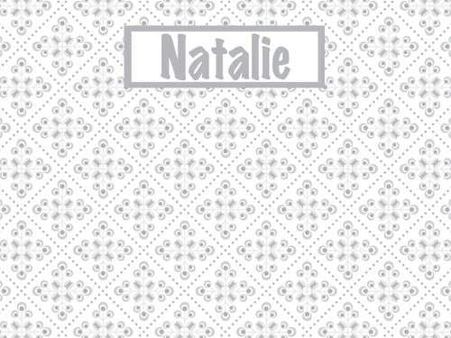 Italian Tiles Pattern Cork Board