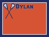 LAX coolcorks 12 x 12 adhesive back - $45 Blue/Orange 