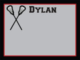 LAX coolcorks 24 x 18 adhesive back - $80 Black/Red/Gray 