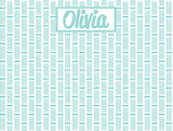 Olivia Pattern Cork Board