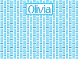 Olivia Pattern Cork Board
