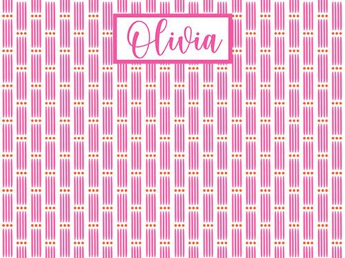 Olivia Pattern Cork Board