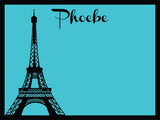 Paris coolcorks 12 x 12 adhesive back - $45 Turquoise 