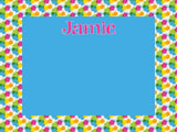 Splatter Cork Board coolcorks 24 x 18 adhesive back - $80 Turquoise 