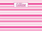 Springtime Stripes Cork Board coolcorks 12 x 12 adhesive back - $45 Pinks 