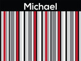 Contemporary Stripes coolcorks 24 x 18 adhesive back - $80 Black/Red 