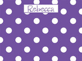Small Polka Dots coolcorks 12 x 12 adhesive back - $45 Purple 