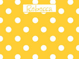 Small Polka Dots coolcorks 12 x 12 adhesive back - $45 Yellow 